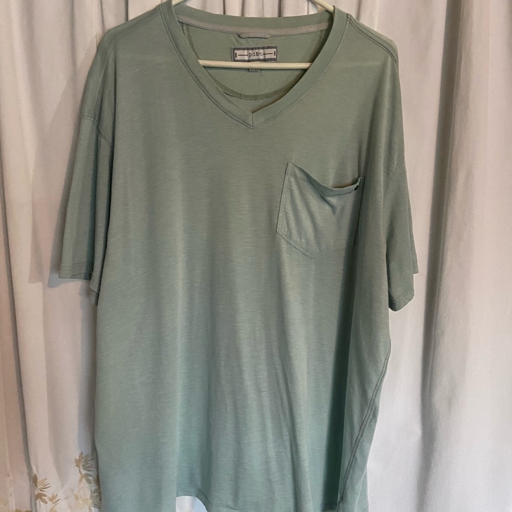 Pd&c Mens Sz-2X lightweight short sleeve right pocket t-shirt-In Used Condition